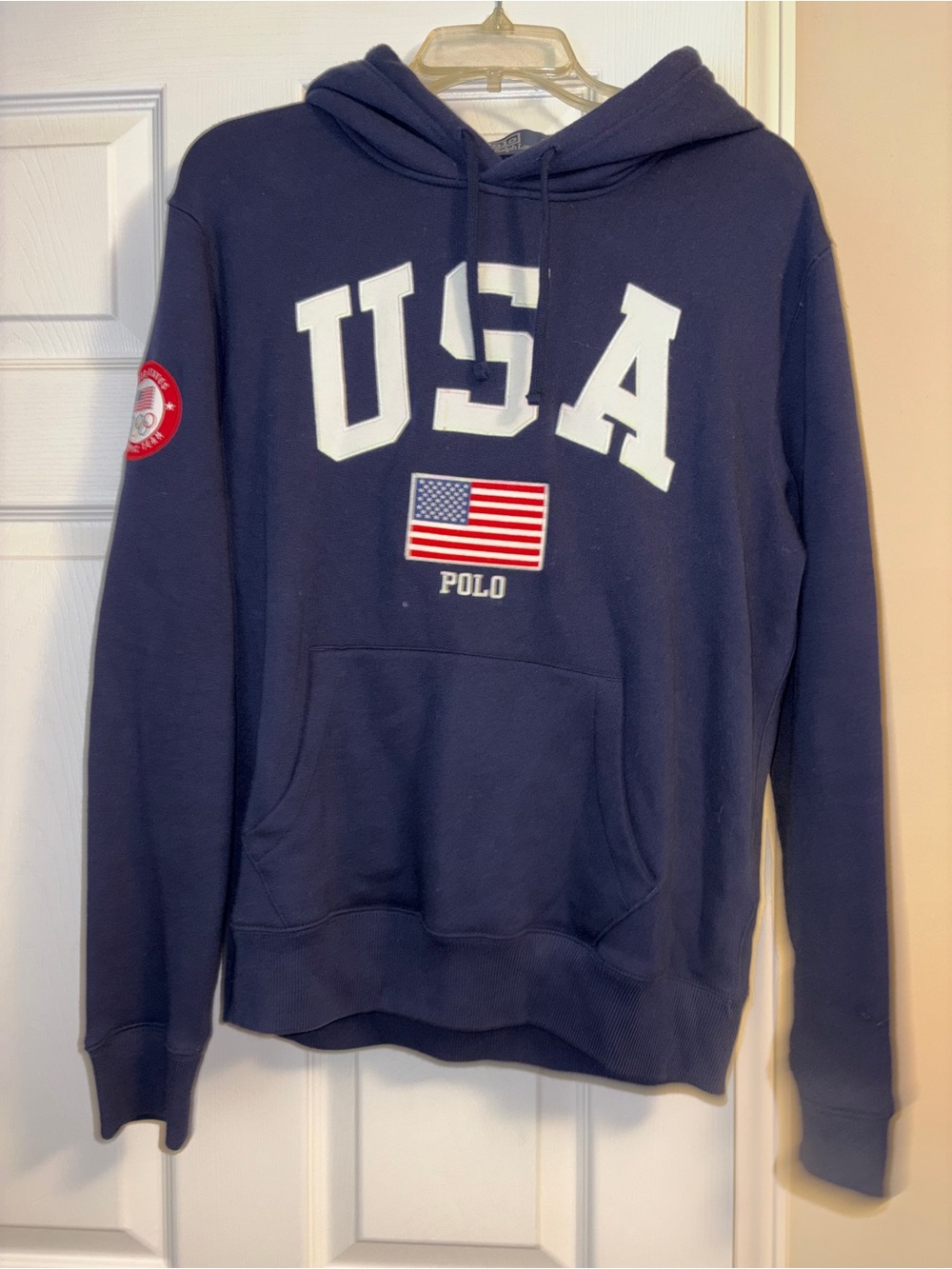 Polo by Ralph Lauren Ralph Lauren Men’s Navy USA Flag Hoodie